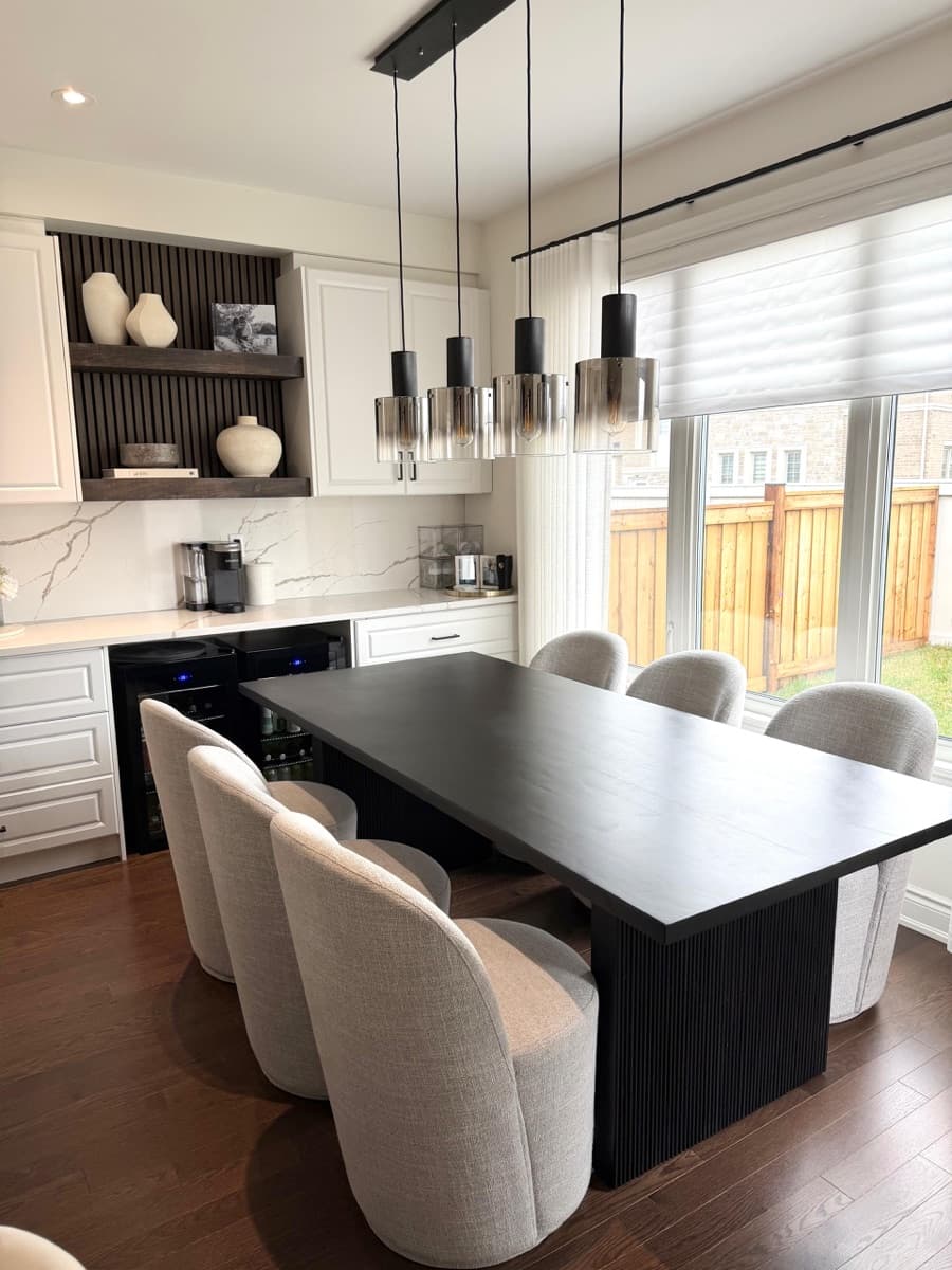 Customer home after a clean